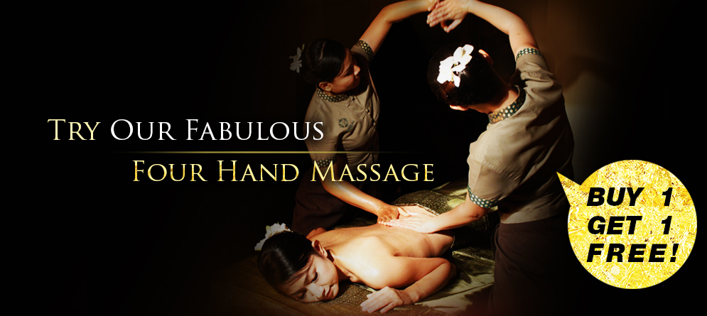 Try Our Fabulous Four Hand Massage for Less